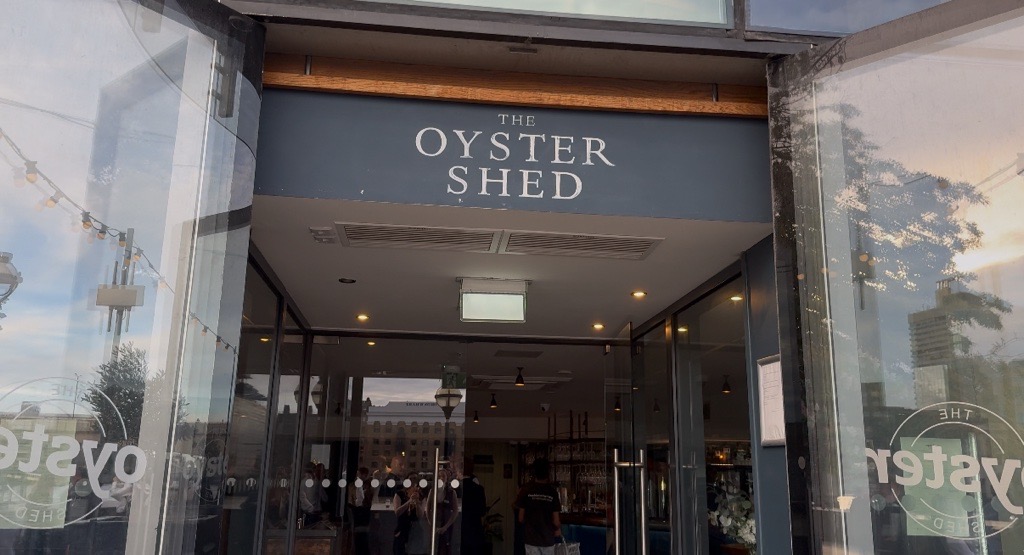 Front of the Oyster Shed where KDC hosted at DSEI 2025